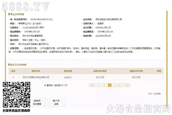 深圳達能益力泉飲品有限公司的投資人已變更 深圳達能益力泉飲品有限公司的投資人已變更