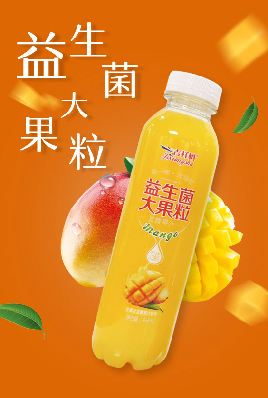 吉祥樹(shù)益生菌大果粒果汁飲料 吉祥樹(shù)益生菌大果粒果汁飲料