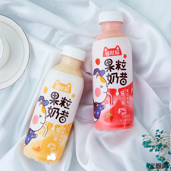 1福財貓果粒奶昔 1福財貓果粒奶昔
